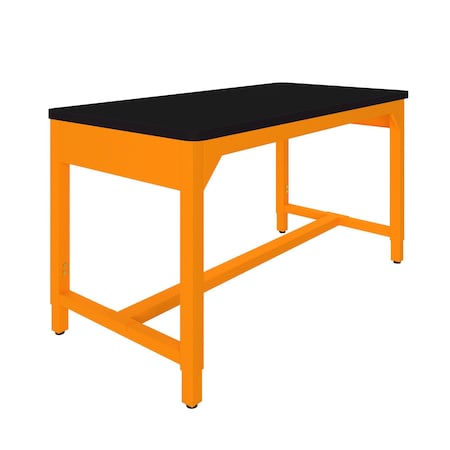Diversified Spaces Fab Lab Workbench, Top 72"x30" Black Top AMS7230LBBT