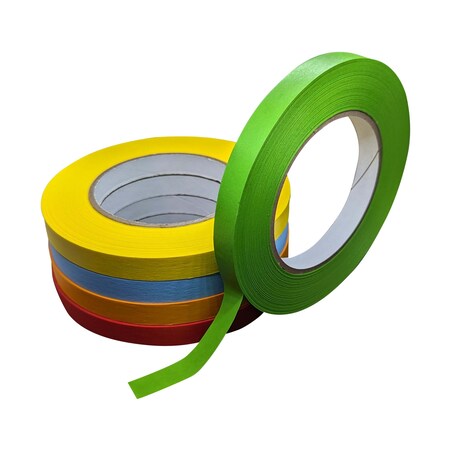 Bartovation Lab Labeling Tape Variety Pack, 2160in Length x 1/2in Width, 3in Core ( 5 Rolls of Assorted Colors) N3055R60K