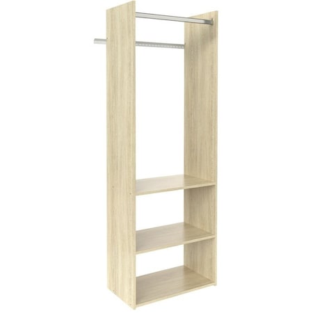 Easy Track Hanging Tower Closet Kit, Honey Blonde RV1472-MJON