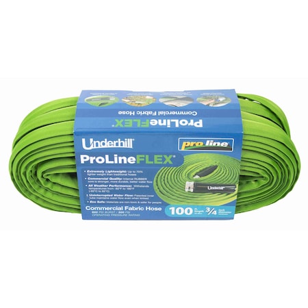 Proline 100' Flex Fabric Hose, Lightweight and Commercial Grade H75-100PRO-FLEX