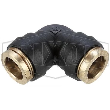 Dixon Legris by  Push-In Union Elbow, 1/4 in Nominal, Tube, 250 psi Pressure, Composite, Domestic 31025600DOT