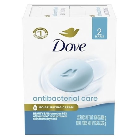 Dove Antibacterial Care Soap Bar, 7.5 Ounce, 24PK 68434
