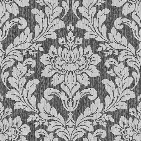 Advantage Galois Silver Damask Wallpaper 4025-82517