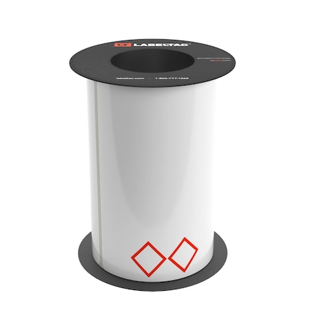 Labeltac GHS Die-Cut Labels, 9 Model 8in x 12in, 100 labels LT9, 2 Diamond LT812GHS2-V2-C