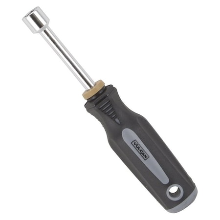 Vulcan Nut Driver, 11 mm Drive, 7 in OAL, Cushion-Grip Handle, Gray and Black Handle, 3 in L Shank MC-SD43