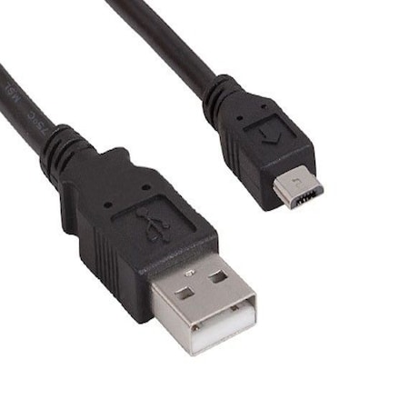 Sanoxy 1ft USB 2.0 A Male to Micro B Male Cable, Black SNX-CBL-LDR-U2103-1101