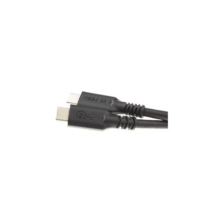 Cable Wholesale USB4 20Gbps 100 watt Fast Charging Cable, USB Type C Male to Male, PVC Jacket, 10 foot 10U4-32010