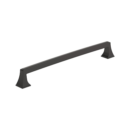 Amerock Mulholland 10-1/16 inch 256mm Center-to-Center Black Bronze Cabinet Pull BP53536BBR