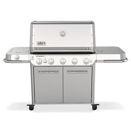 Weber Gas Grill, 65,000 Btu/hr BTU, Liquid Propane, 5 -Burner, 681 sq-in Primary Cooking Surface 1500028