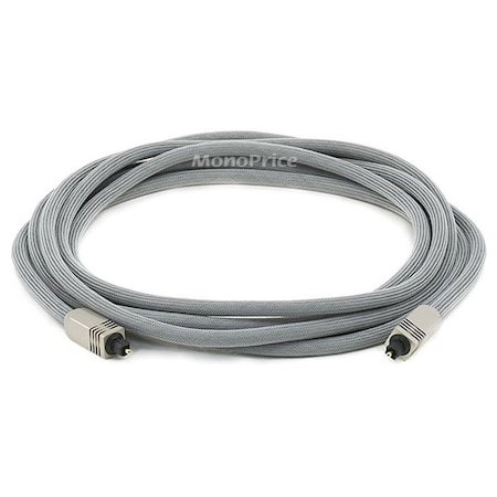 Monoprice 12ft Premium Optical Toslink Cable with Metal Fancy Connector 2765