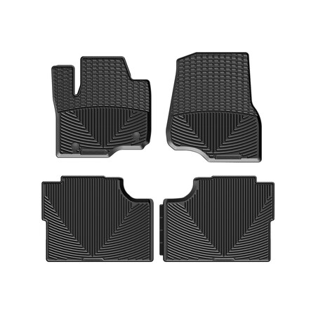 Weathertech Black, Front and Rear All Weather Floor Mats W408-W409