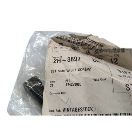 Caterpillar SETSCREW, CATERPILLAR OEM 2H3897 2H3897