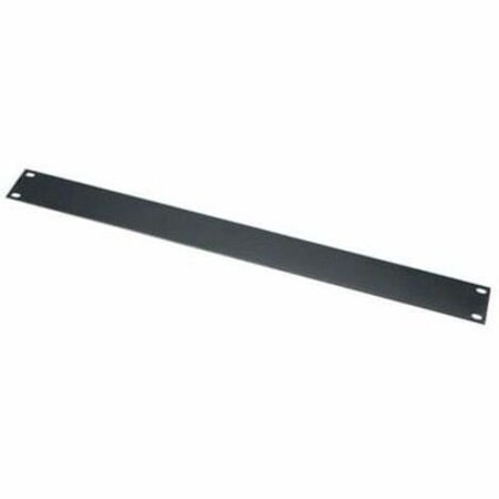 Middle Atlantic 1RU Blank Rack Panel - Steel Blank Panel - Flat Black Powder Coat FEB1