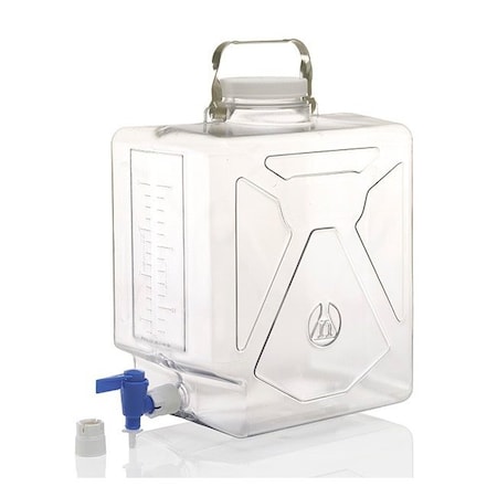 Nalgene Carboy, Polycarbonate, 399 mm H, PK4 2322-0050