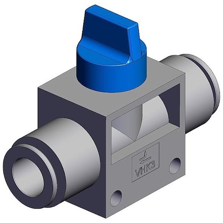 Smc Finger valve, VHK, 46 mm, 61 mm VHK3A-10F-10F