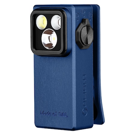 Olight Oclip Ultra 530 Lumen USB-C Rechargeable Clip-On Flashlight - Blue OCLIPULTRA-BL