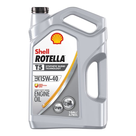 Rotella Motor Oil, 15W-40, Synthetic Blend, 1 Gal. 550045348