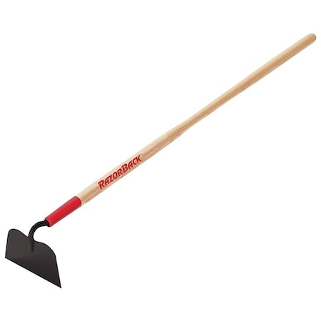 Razor-Back Garden Hoe, 4-1/4 in W Blade, 6-1/4 in L Blade, Steel Blade, Shank Pattern Blade, Hardwood Handle 71113