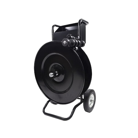 Mytee Products Portable Strapping Cart Dispenser W/ Storage Tray - 16inx6in & 16inx3in Core SCD