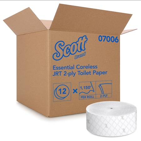 Scott Scott JRT Jr. Bathroom Tissue Coreless White 3.78" x 1150' 7006