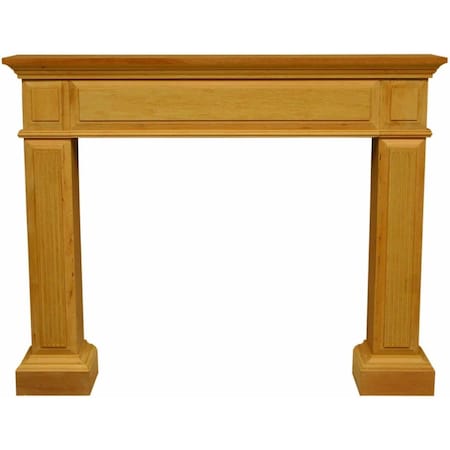 Generic Fireplace Mantel Surround in Unfinished Oak FM32-6-U