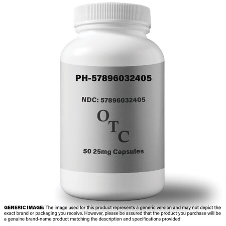 Geri-Care Nightime Pain / Allergy Relief 500 mg Strength Acetaminophen / Diphenhydramine HCl Capsule, 50PK 57896032405
