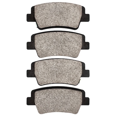 Dynamic Friction Co DFC 5000 Advanced Brake Pads - Ceramic 1551-2395-00