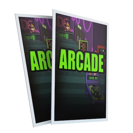 Signmission Arcade, Plastic Signs Only 24 Inch x 36 Inch, Corrugated Plastic, 2PK CSB-2436-2PACK-Arcade