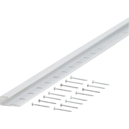 M-D Building Products Building Products 1/4''x96'' Satin Clear Moulding Cap with Nails 70144