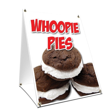 Signmission Whoopie Pies, 36 Inch x 24 Inch A-frame Yard Sign, Plastic Sign SBC-2436-Whoopie Pies