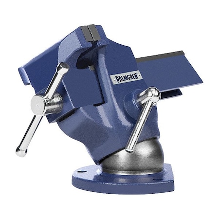Palmgren Multi-Positioning Ball Vise, 4"Jaw Face W 9629773