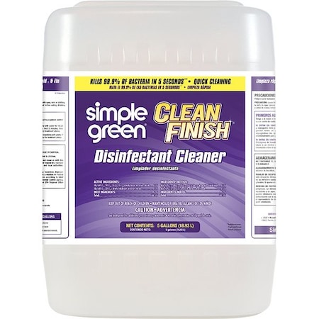 Simple Green Cleaner and Disinfectant, 5 gal. Pail, Unscented 2800000100005