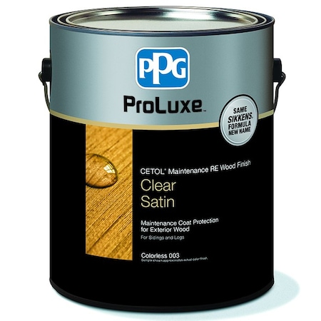Maintenance Re Gal Clear Reduced Emissions Maintenance Coat Protection for Exterior Wood, Satin SIK61003