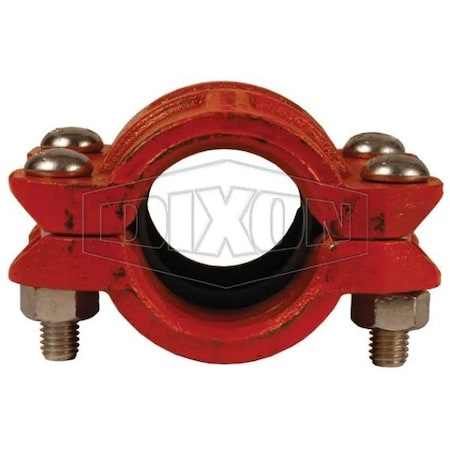 Dixon HDPE Pipe Coupling with EPDM Gasket, 3 in Nominal, Ductile Iron HDPE300