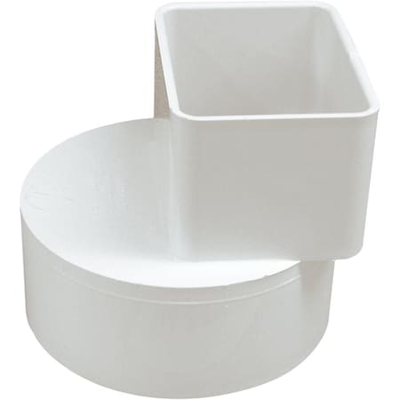 Ipex 2'' x 3'' x 4'' Sewer and Drain Offset Downspout Adapter 414462BC