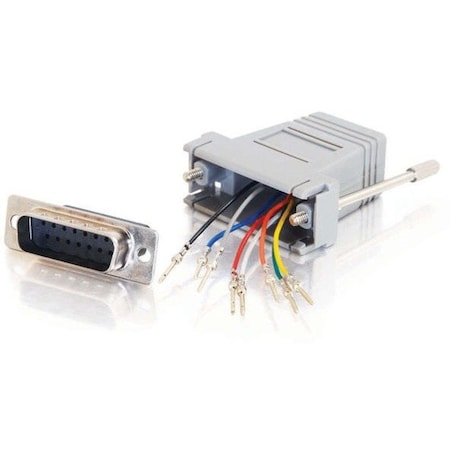 C2G RJ45 / DB15M MOD ADPTR GREY 2926