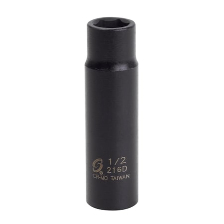 Sunex 1/2 in Drive 1/2 in Deep Impact Socket 216D