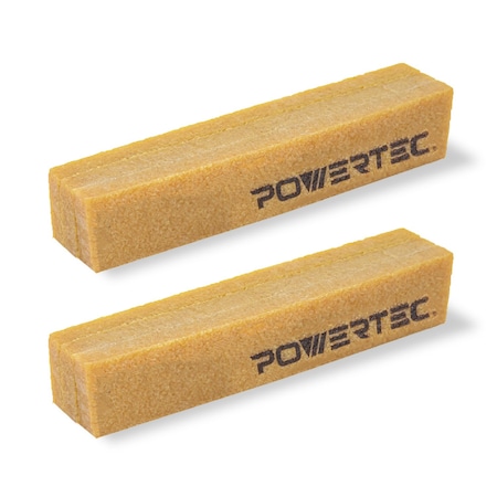 Powertec Abrasive Cleaning Stick 8-1/2 in. x 1-1/2 in. x 1-1/2 in., Natural Rubber Eraser, 2PK 71002-P2N