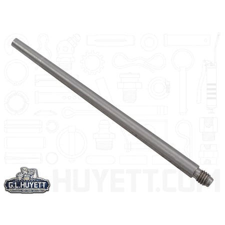 Huyett External Threaded Taper Pin, 300 SS, 2 Pin x 0.192 in Dia x 0.190 in Small End Dia x 3.000 in Length TPTS-02-3000