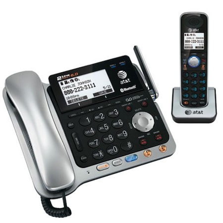At&T TL86109 Bluetooth Cordless Phone - 2 x Phone Line - Speakerphone - Backlight ATTTL86109