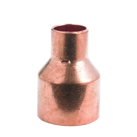 Nibco 1-1/2 in. Sweat X 3/4 in. D Sweat Copper Coupling with Stop W00838T