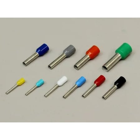 Nichifu Ferrules, Single Wire, AWG 20 NF 0.5-8-WHI