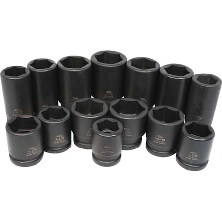 K-Tool International 3/4" Drive, 1-5/16" Size, SAE Socket, 6 Points, Impct Sckt, Deep, 6 pt., 3/4"Drive, 1-5/16 KTI-34242