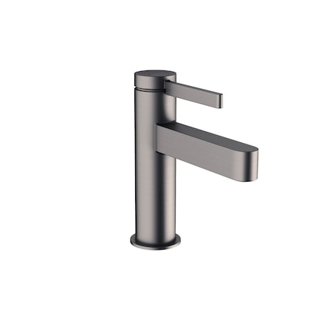 Hansgrohe Finoris Single-Hole Faucet 100 with Pop-Up Drain, 1.2 GPM in Brushed Black Chrome 76010341
