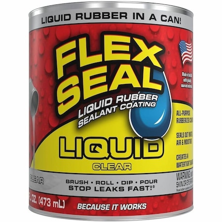 Flex Seal Flex Seal Clear Liquid Rubber Sealant Coating 16 fl. oz. LFSCLRR16