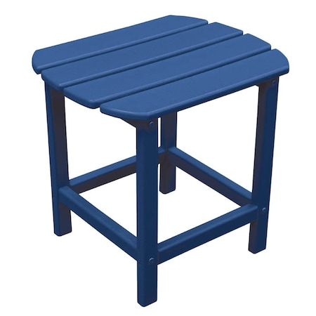 Newtechwood St Charles Royal Blue Plastic Outdoor Side Patio Table P018-703