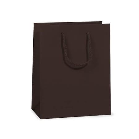 Nashville Wraps Chocolate Matte Gift Bags, Cub 8x4x10, 10PK MTCMCH