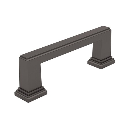 Richelieu Mirabel Collection 3 3/4-inch 96 mm Antique Nickel Transitional Rectangular Cabinet Pull BP79596143