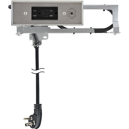 Docking Drawer Electrical Outlet Compact 2 AC GFCI Stainless 15 Amps for Drawer 1514-150S-X21