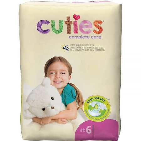 Cuties Complete Care Diapers, Size 6, 200PK CDB006